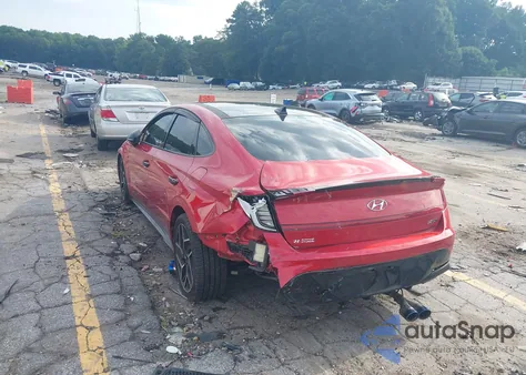 2021 Hyundai Sonata N Line from USA, damaged, VIN 5NPEK4JC9MH124342